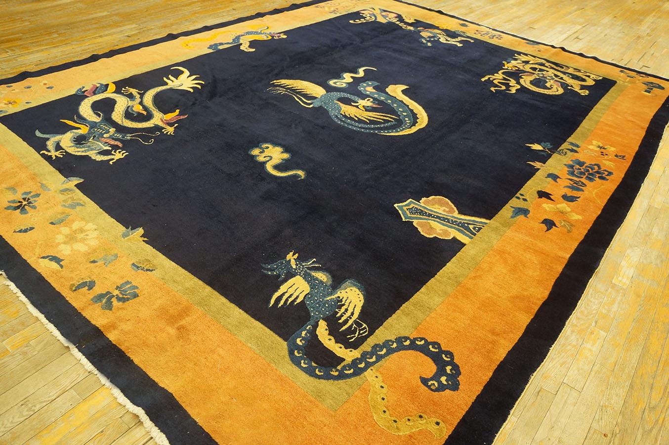 Hand-Knotted Late 19th Century Chinese Peking Carpet ( 10' 2'' x 13' 5'' - 310 x 410 cm ) For Sale