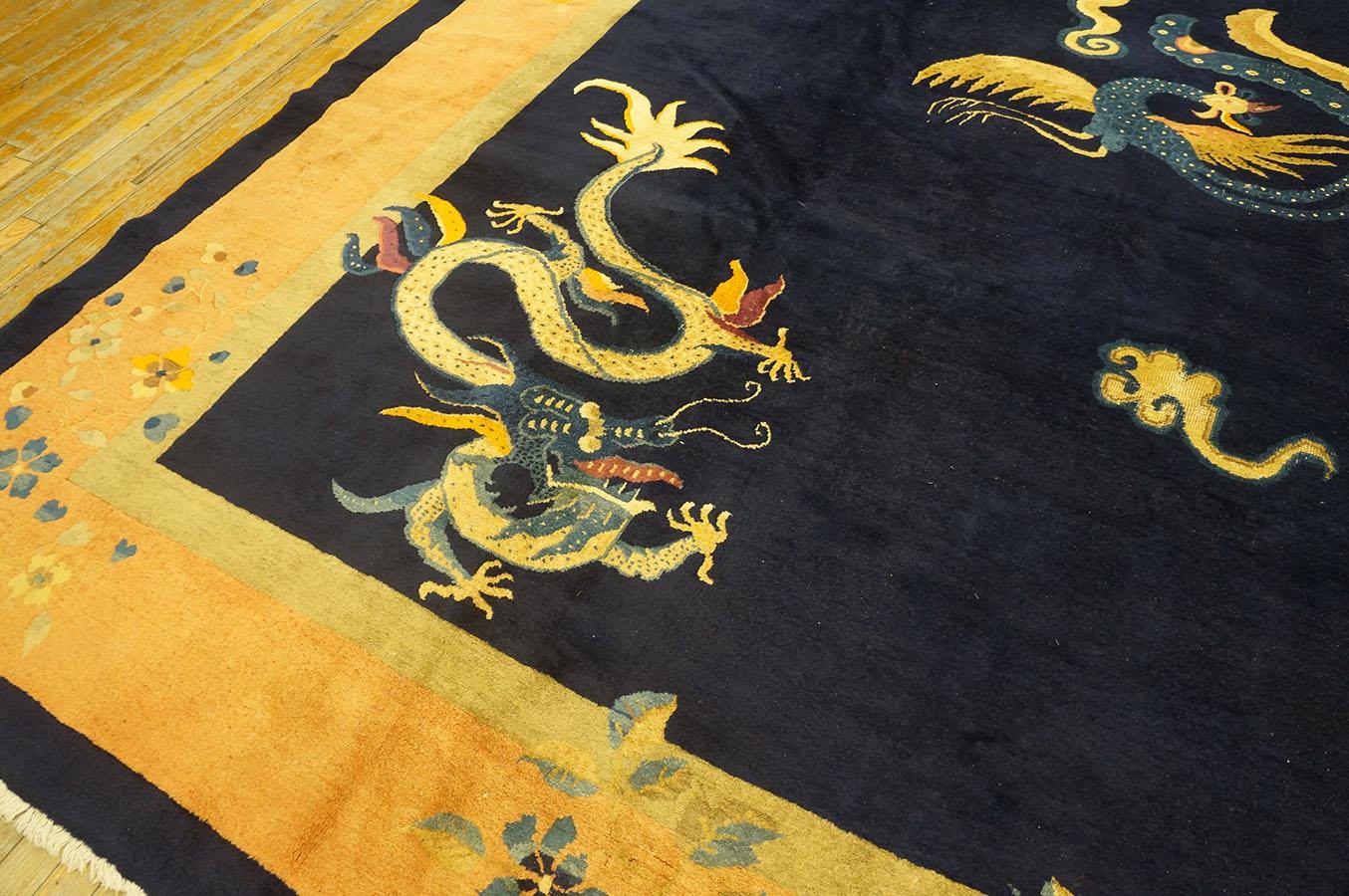 Late 19th Century Chinese Peking Carpet ( 10' 2'' x 13' 5'' - 310 x 410 cm ) For Sale 1