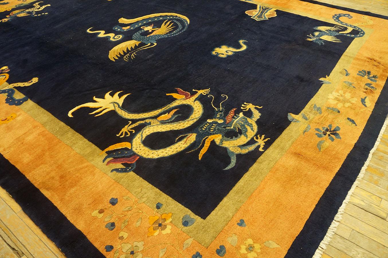 Late 19th Century Chinese Peking Carpet ( 10' 2'' x 13' 5'' - 310 x 410 cm ) For Sale 2