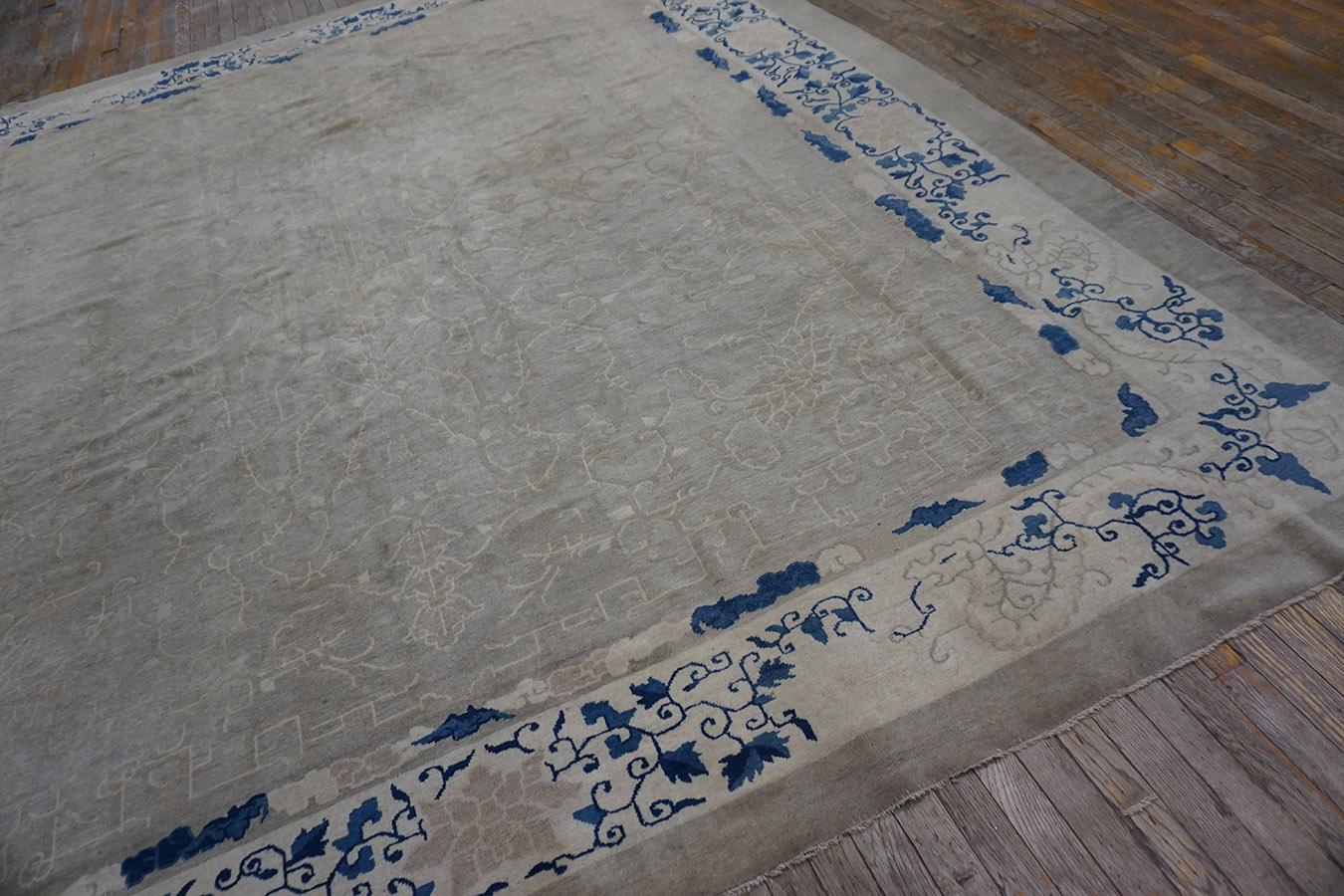 Late 19th Century 19th Century Chinese Peking Carpet ( 10'4