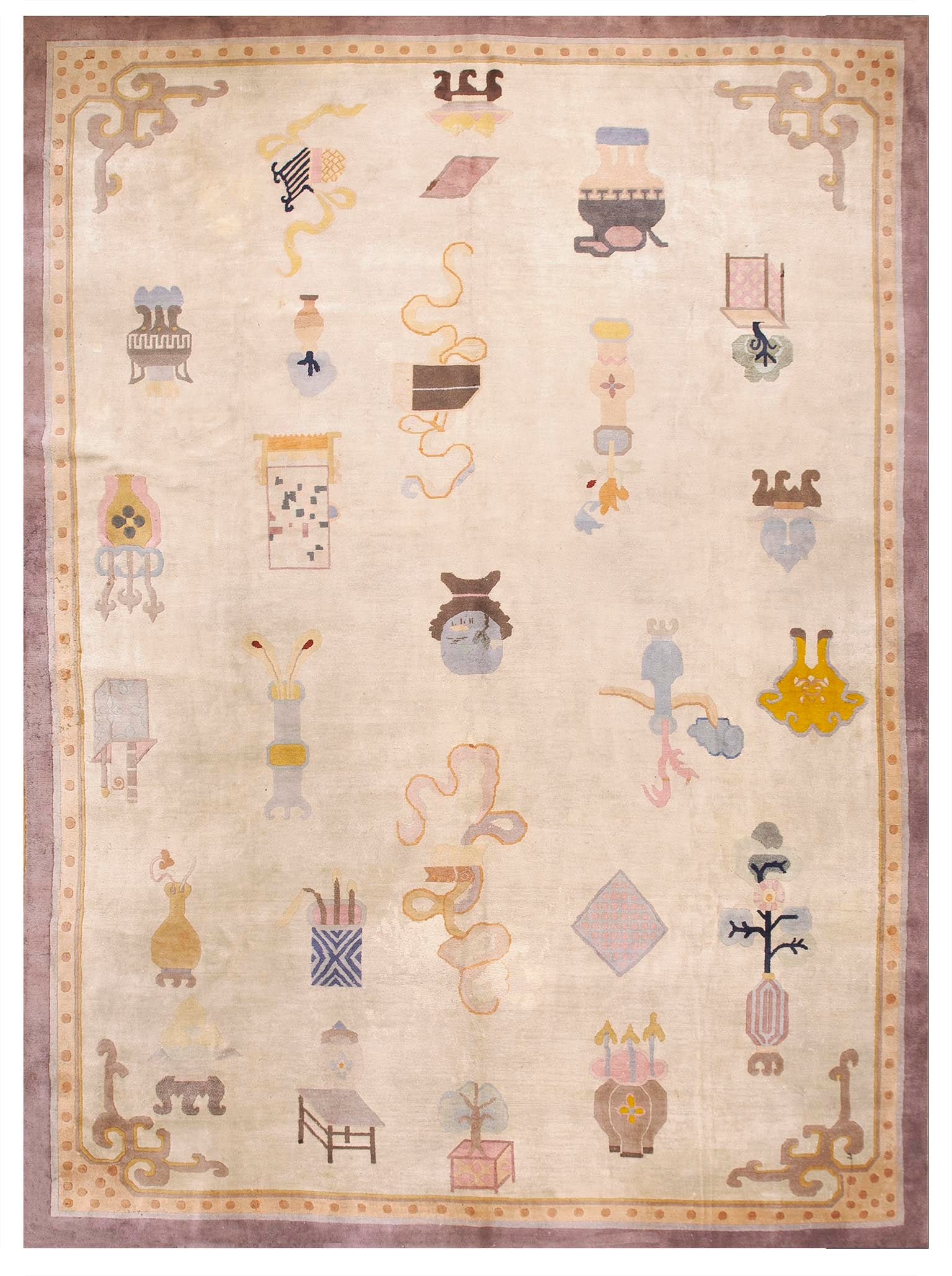 1920s Chinese Peking Carpet ( 10' 8" x 14' 4" - 325 x 437 cm )