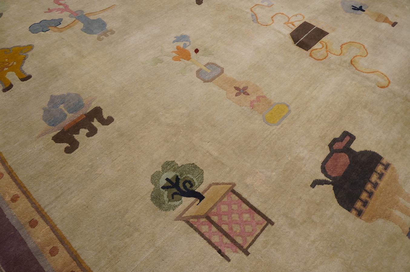 1920s Chinese Peking Carpet ( 10' 8