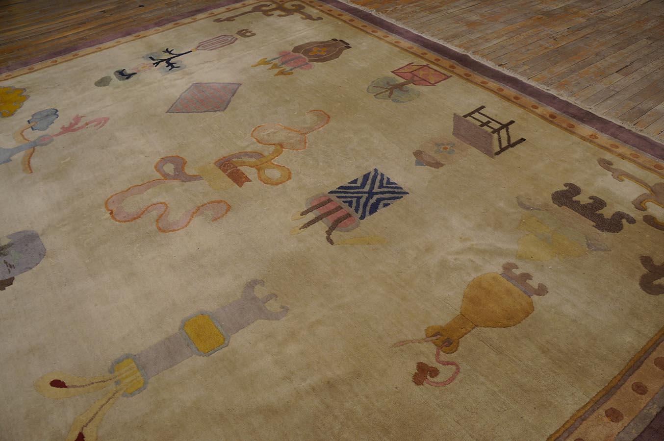 1920s Chinese Peking Carpet ( 10' 8
