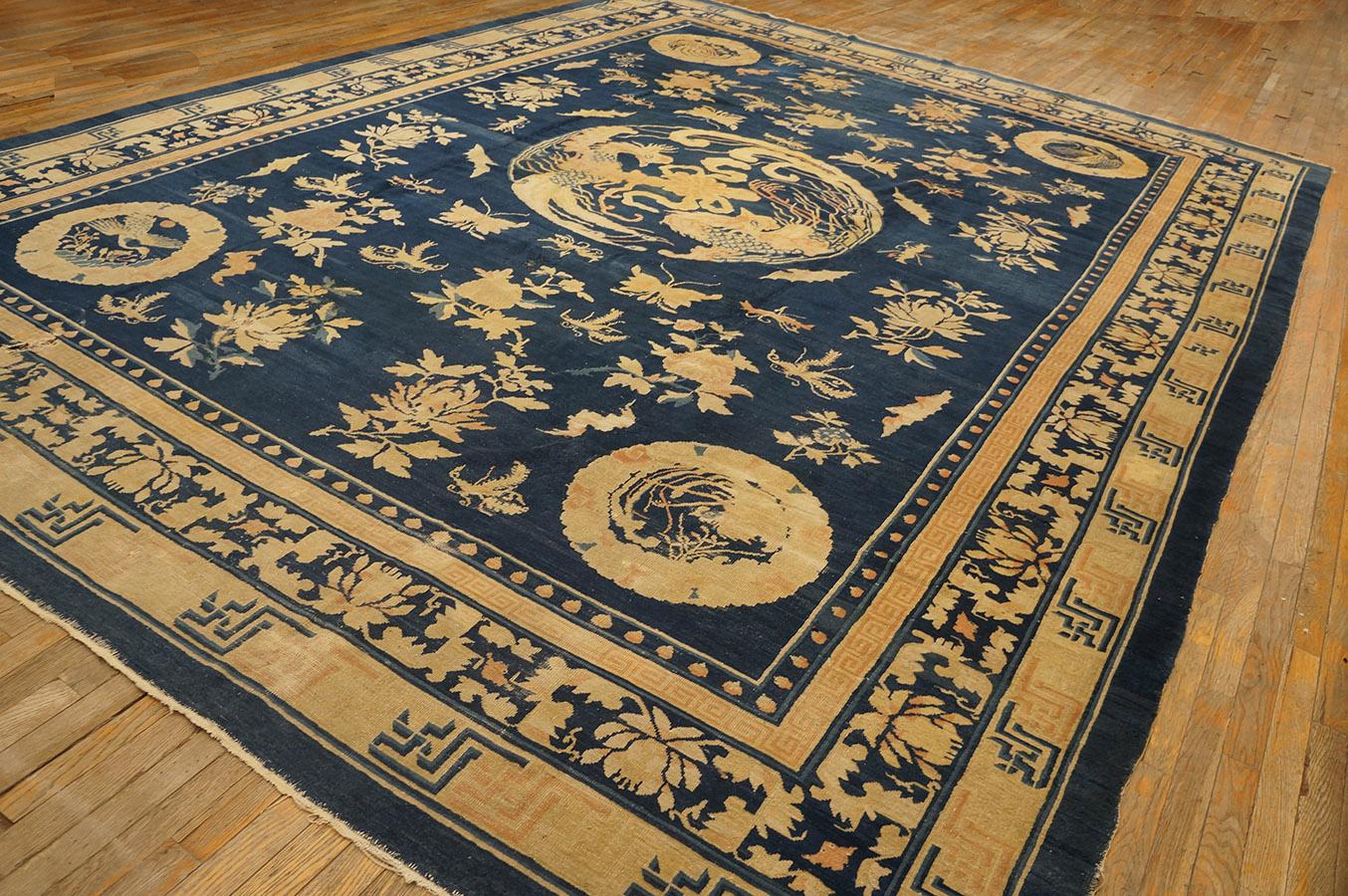 Tappeto cinese di Pechino della fine del XIX secolo ( 10' 9''x 14' 3'' - 327 x 434 cm ) in vendita 5