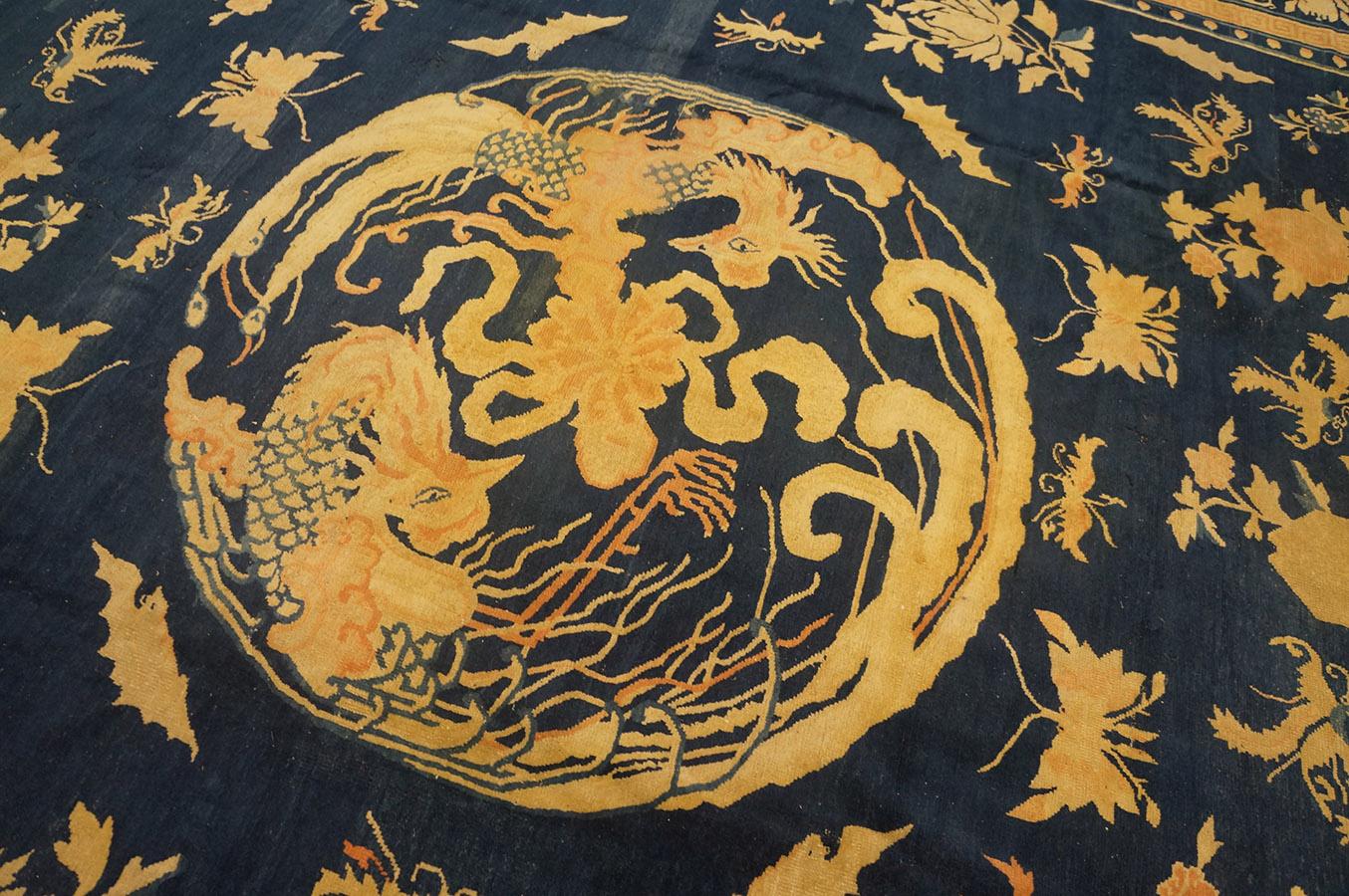 Tappeto cinese di Pechino della fine del XIX secolo ( 10' 9''x 14' 3'' - 327 x 434 cm ) in vendita 3