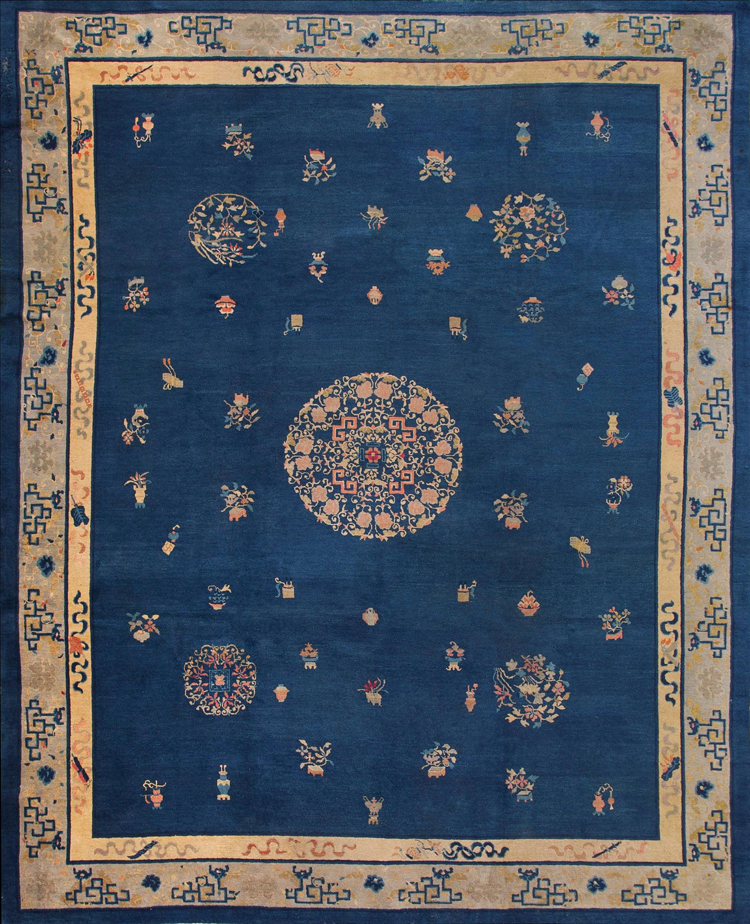 Early 20th Century Chinese Peking Carpet ( 10' x 12'4