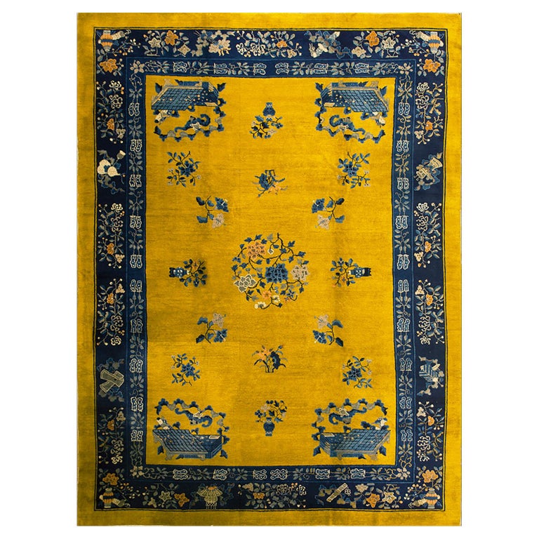 Antique Chinese, Peking Rug For Sale at 1stDibs