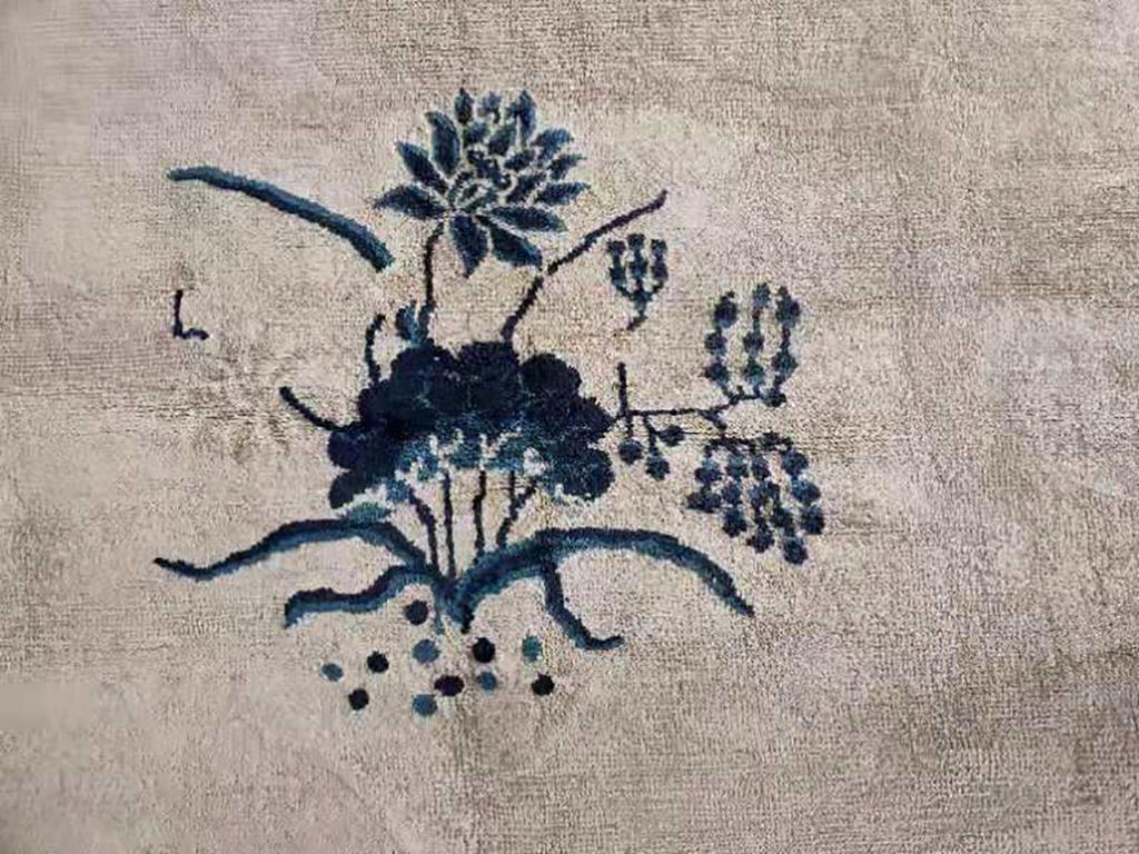 Laine Tapis chinois de Pékin du début du 20ème siècle ( 10'10