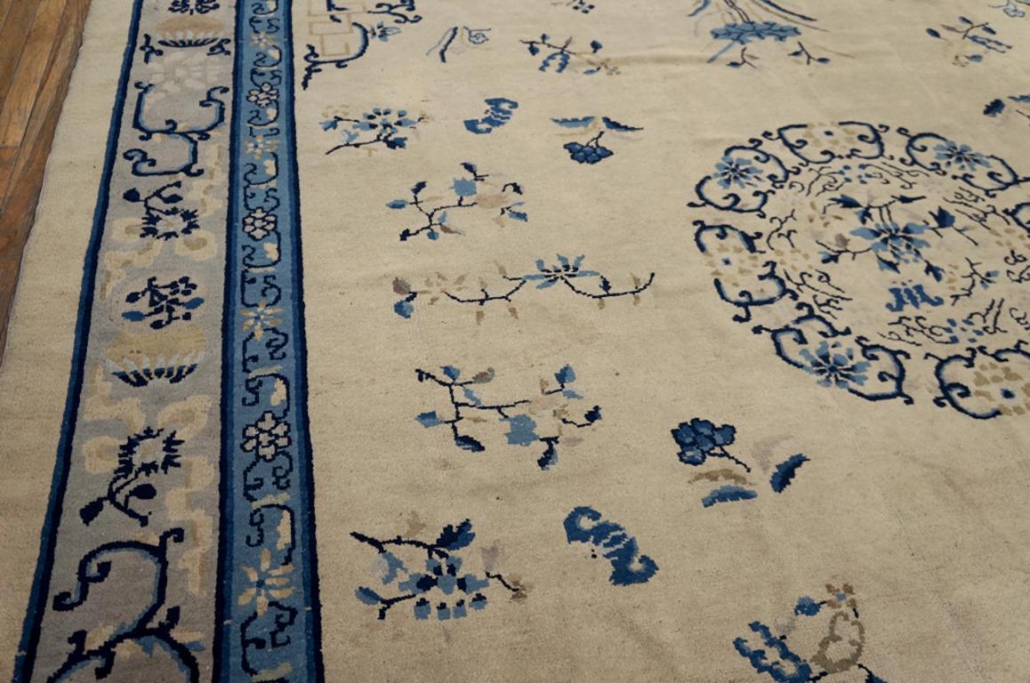 Early 20th Century Antique Chinese Peking Rug 10' 3