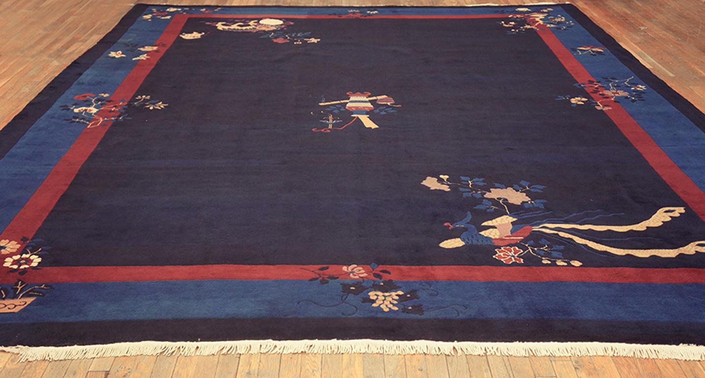 Chinesischer Peking-Teppich des frühen 20. Jahrhunderts ( 11' x 15' - 335 x 457) (Handgeknüpft) im Angebot