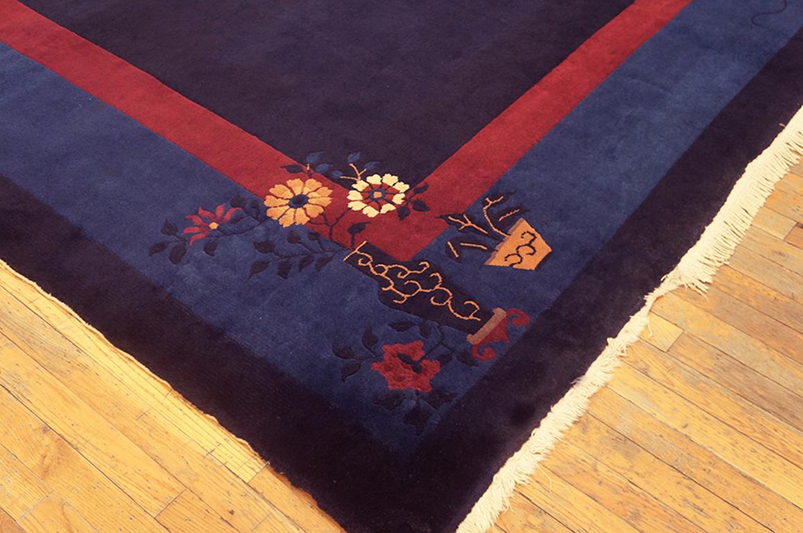 Early 20th Century Chinese Peking Carpet ( 11' x 15' - 335 x 457 ) In Good Condition For Sale In New York, NY