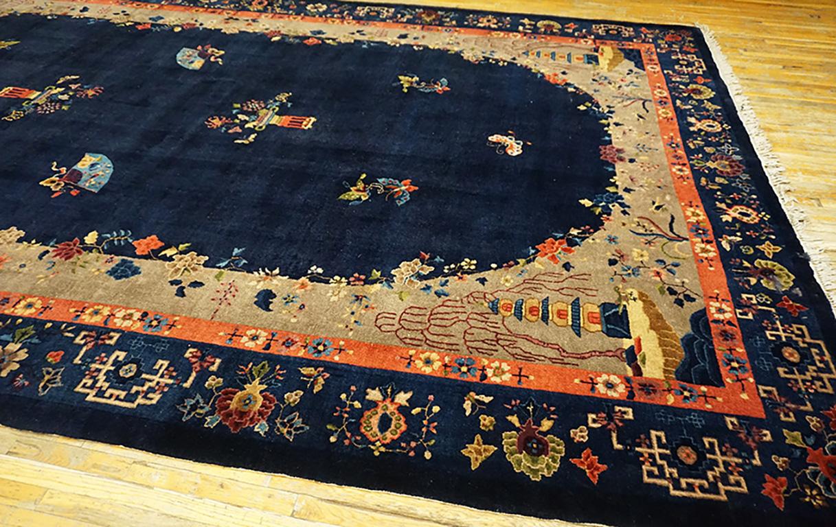 Tapis chinois de Pékin des années 1920 ( 11' x 19' - 335 x 580 ) Bon état - En vente à New York, NY