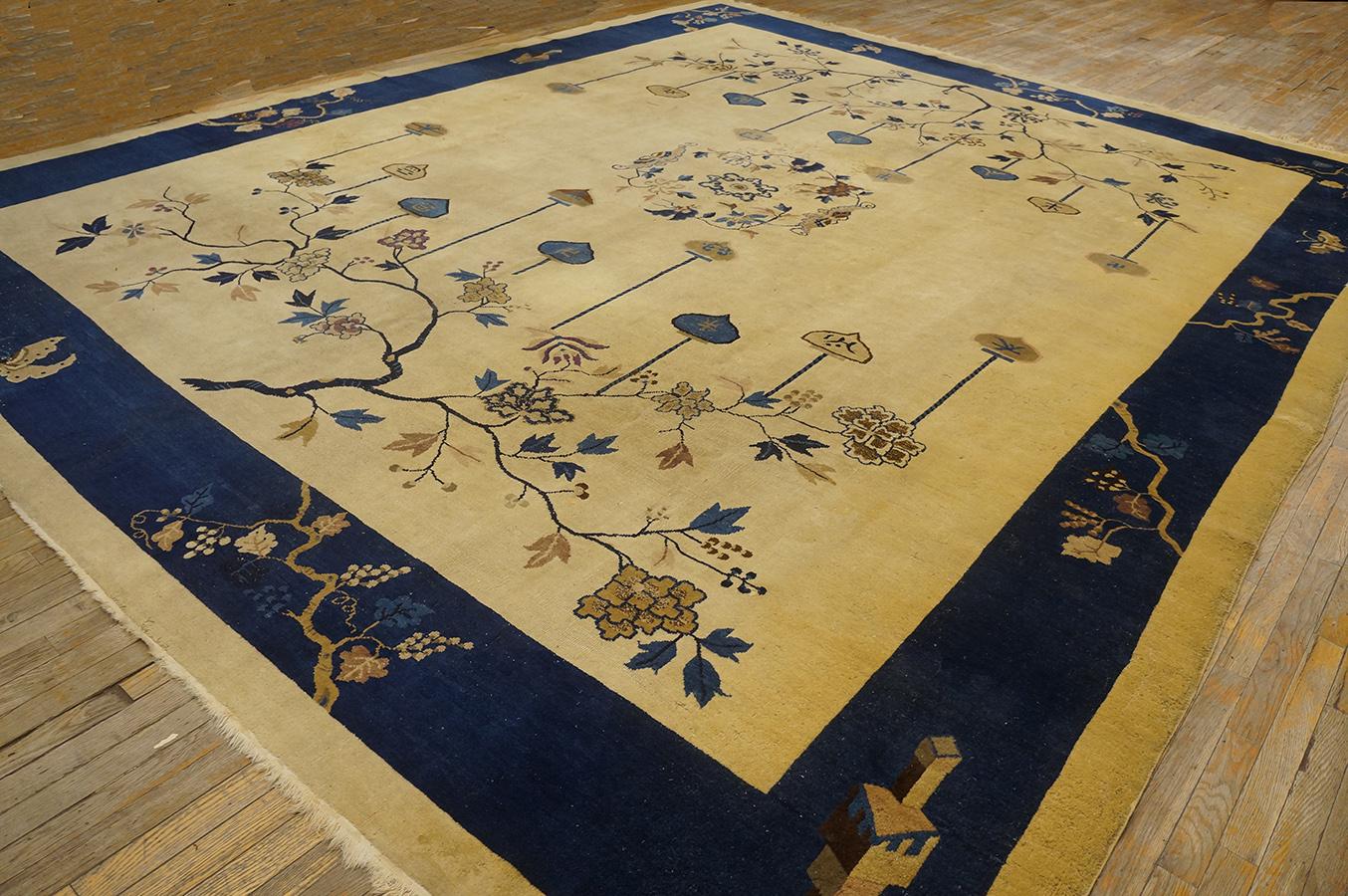 Wool Early 20th Century Chinese Peking Carpet ( 11' 10'' x 14' 6'' - 360 x 442 cm ) For Sale