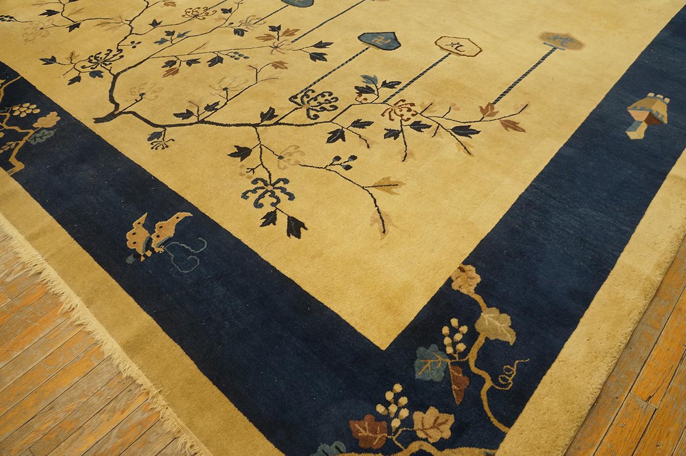 Early 20th Century Chinese Peking Carpet ( 11' 10'' x 14' 6'' - 360 x 442 cm ) For Sale 4