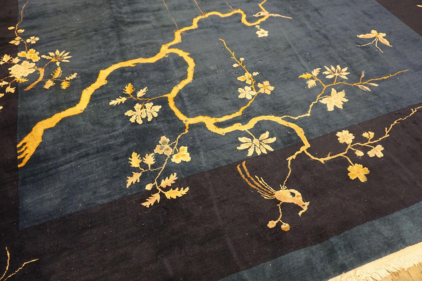 Early 20th Century Chinese Peking Carpet ( 11'1