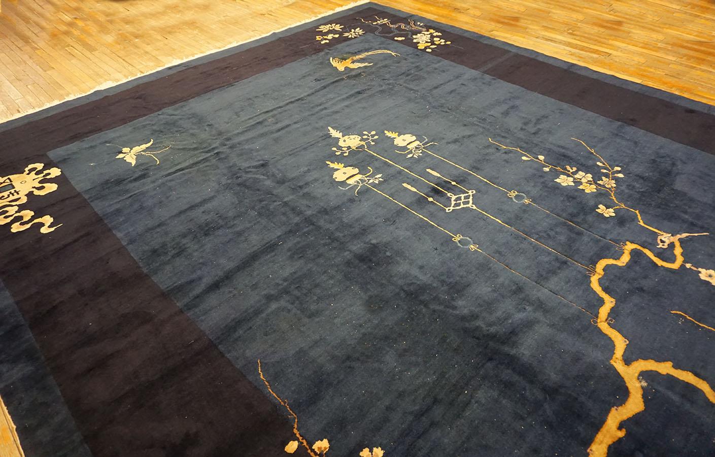 Early 20th Century Chinese Peking Carpet ( 11'1