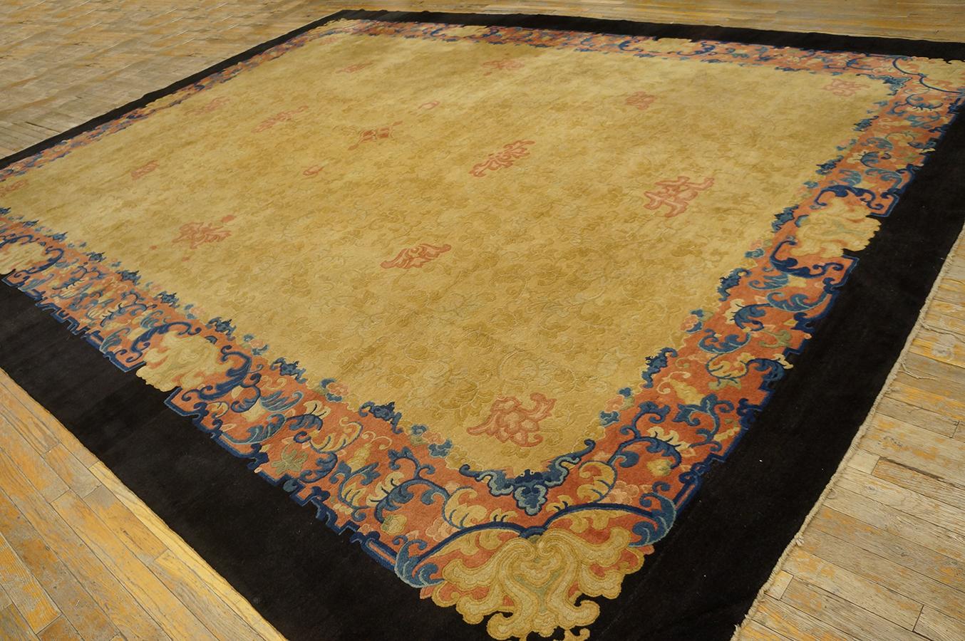 Tapis chinois de Pékin du début du 20ème siècle ( 11'3