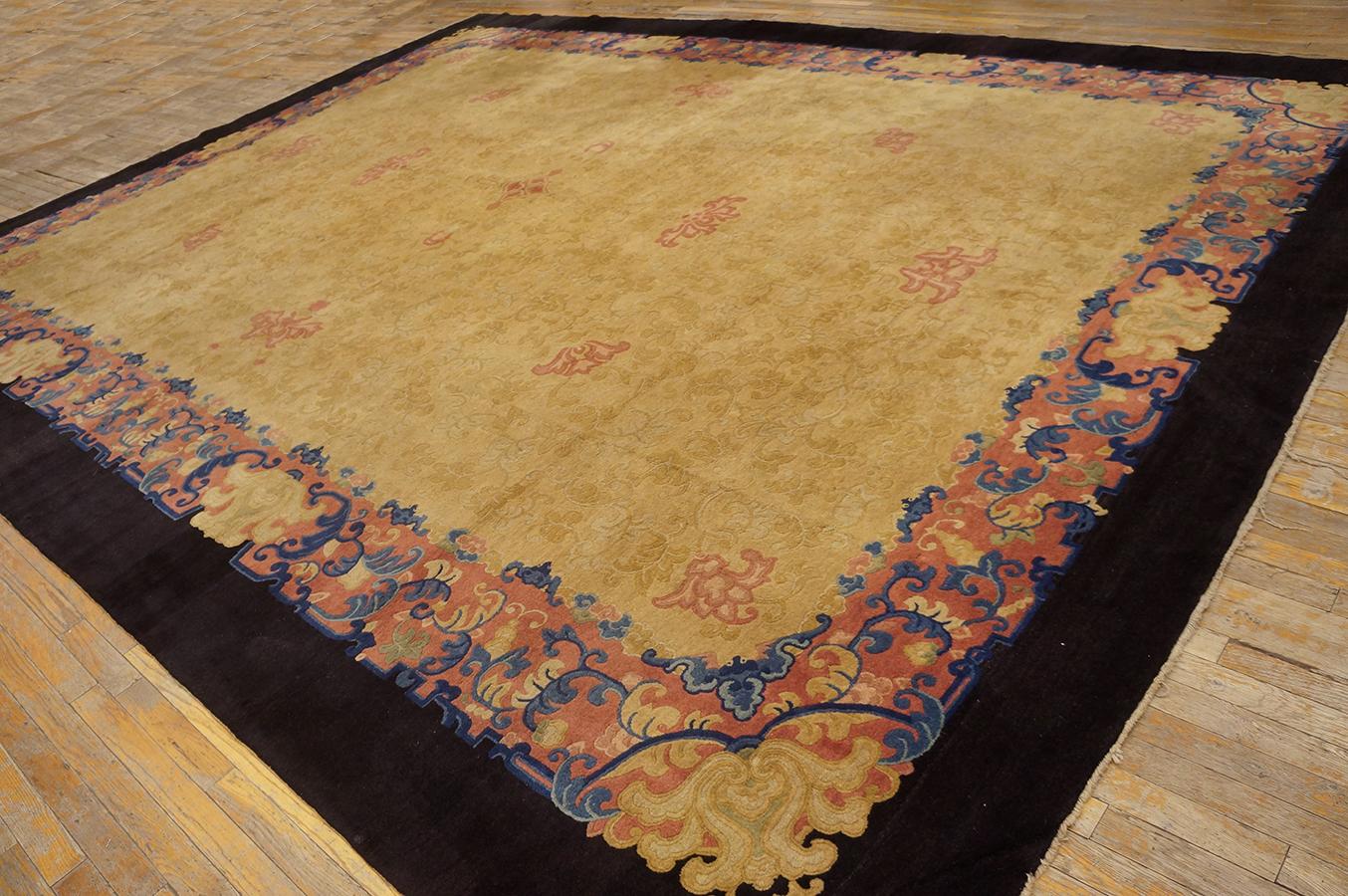 Tapis chinois de Pékin du début du 20ème siècle ( 11'3