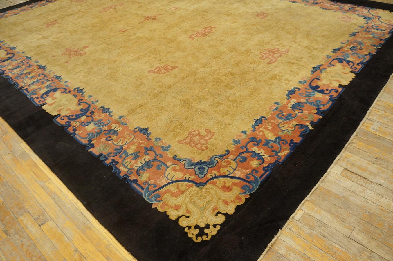 Tapis chinois de Pékin du début du 20ème siècle ( 11'3