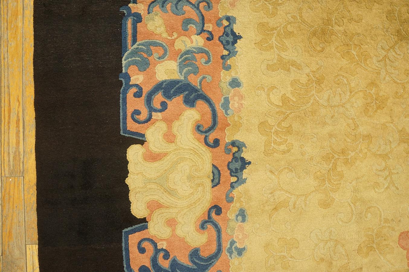Tapis chinois de Pékin du début du 20ème siècle ( 11'3