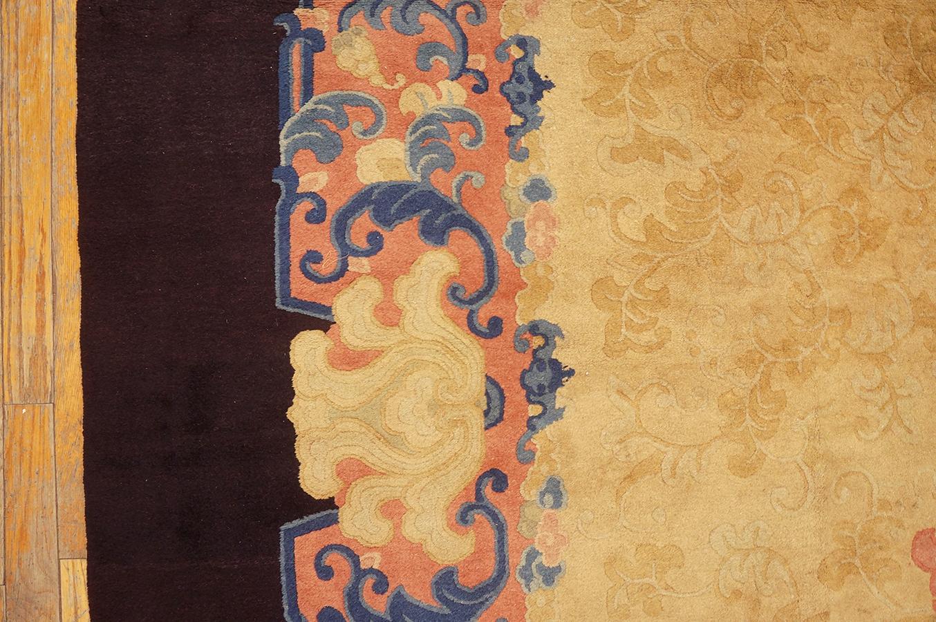 Tapis chinois de Pékin du début du 20ème siècle ( 11'3