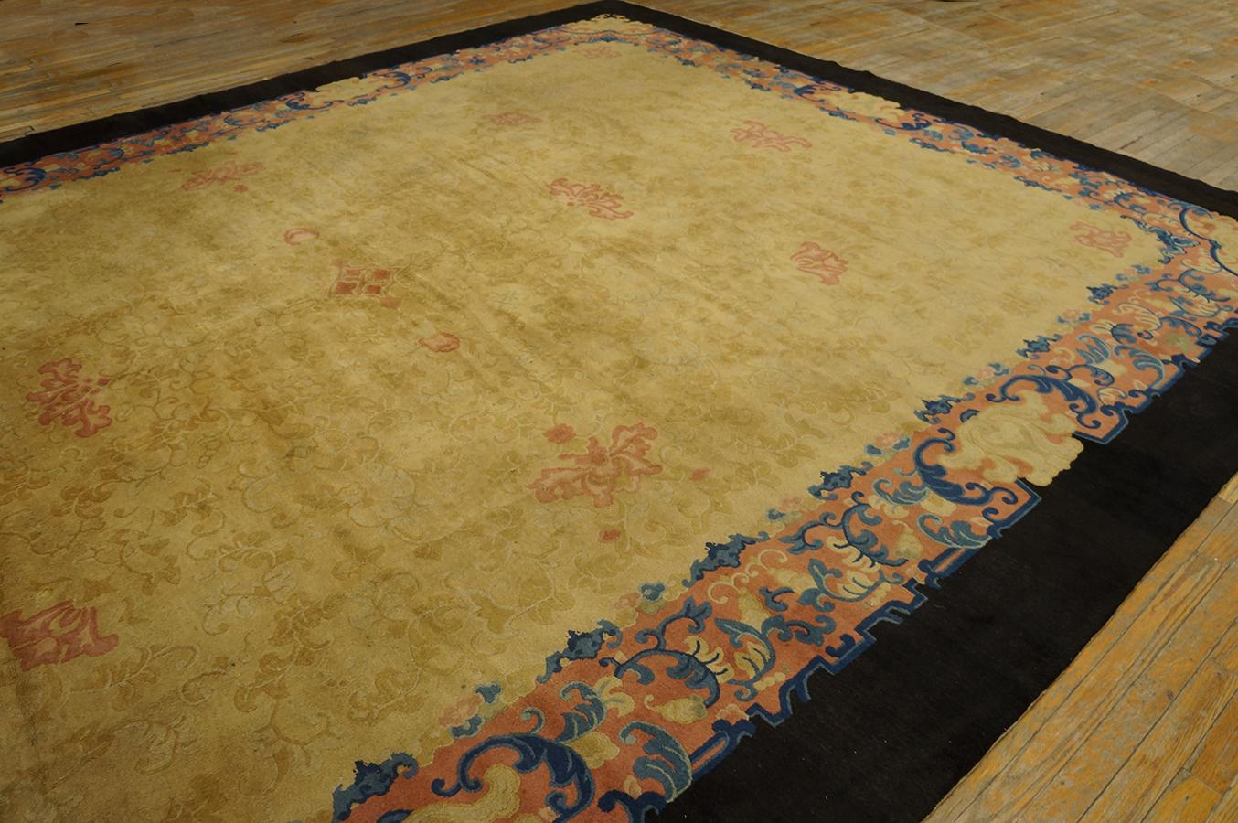 Tapis chinois de Pékin du début du 20ème siècle ( 11'3