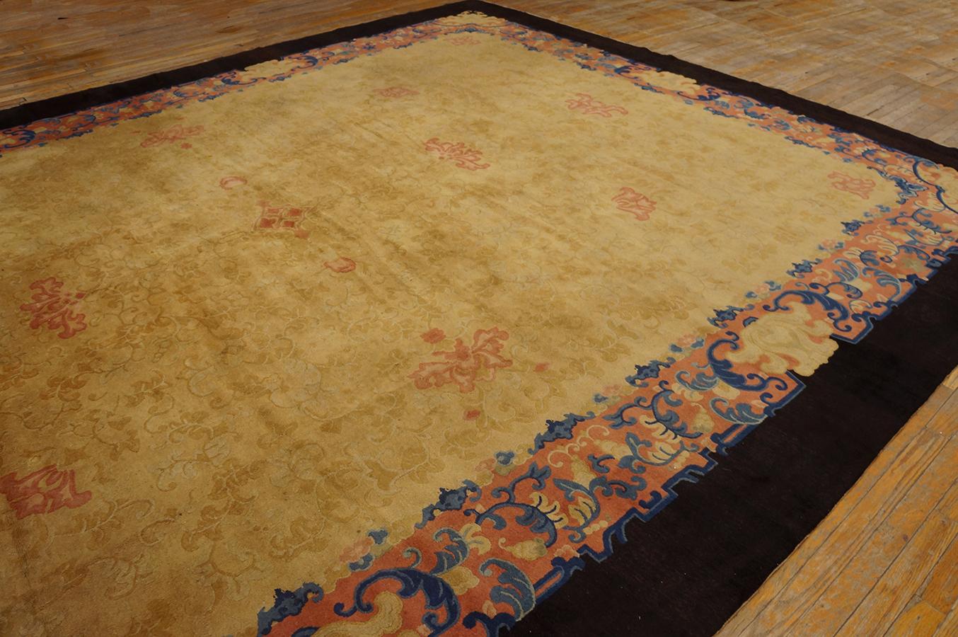 Tapis chinois de Pékin du début du 20ème siècle ( 11'3