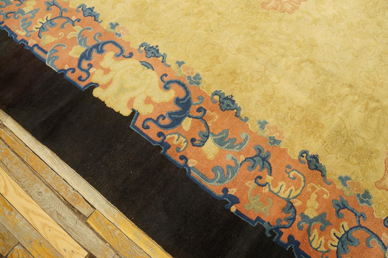 Tapis chinois de Pékin du début du 20ème siècle ( 11'3