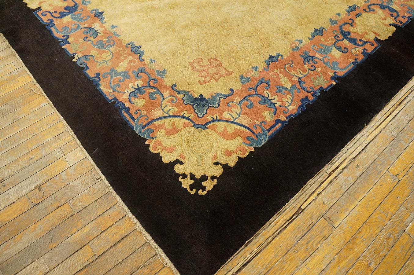 Tapis chinois de Pékin du début du 20ème siècle ( 11'3