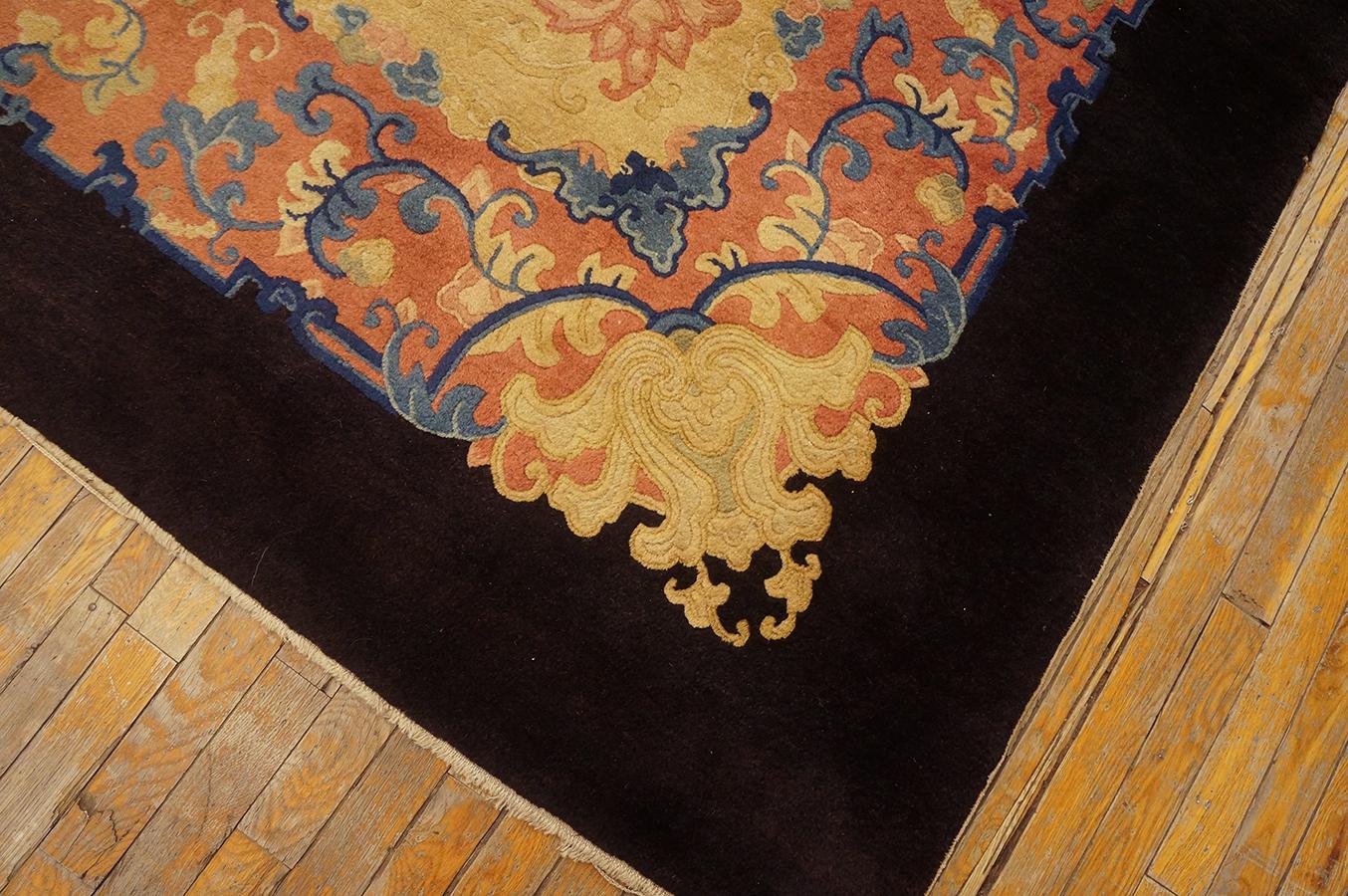 Tapis chinois de Pékin du début du 20ème siècle ( 11'3