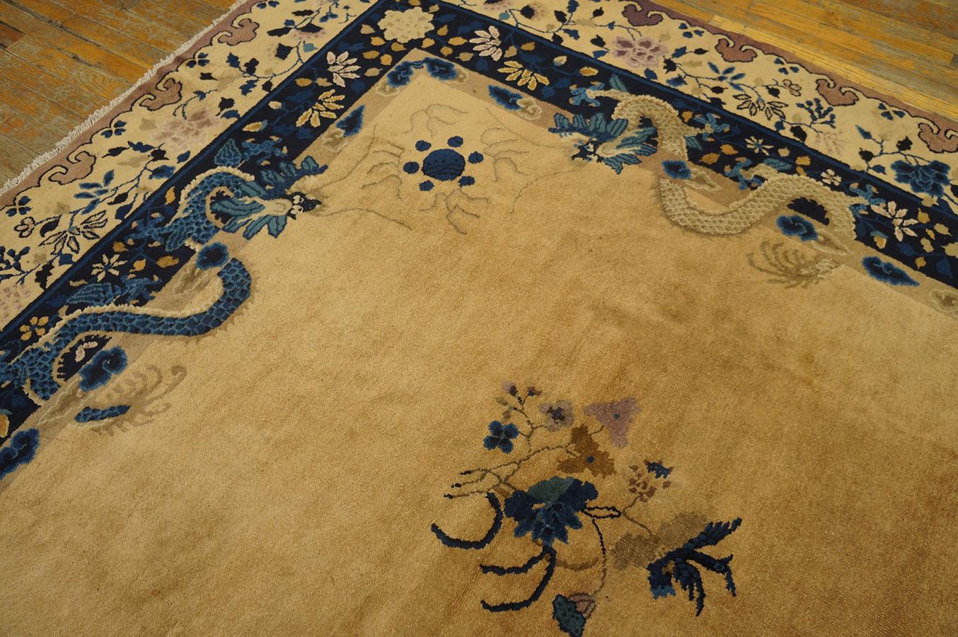 Tappeto con drago di Pechino dei primi del Novecento ( 11'4''x 15'6'' - 345 x 472 ) in vendita 6