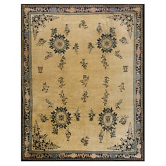 Tapis chinois ancien de Pékin de style Pékin de 11' 6'' x 14' 9''