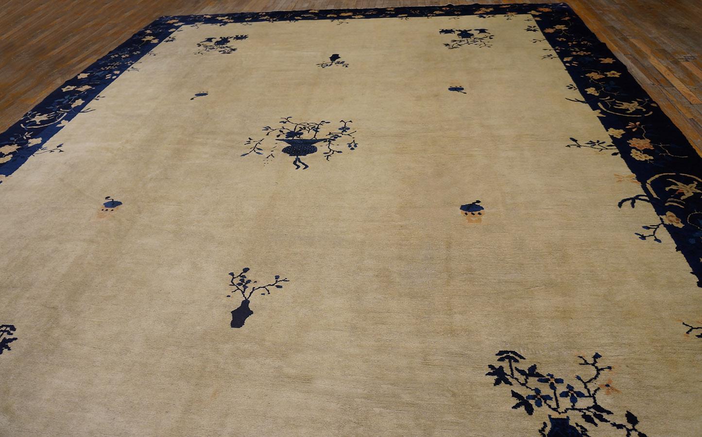 Tapis chinois de Pékin du début du 20ème siècle ( 11' x 15' - 335 x 457 )
