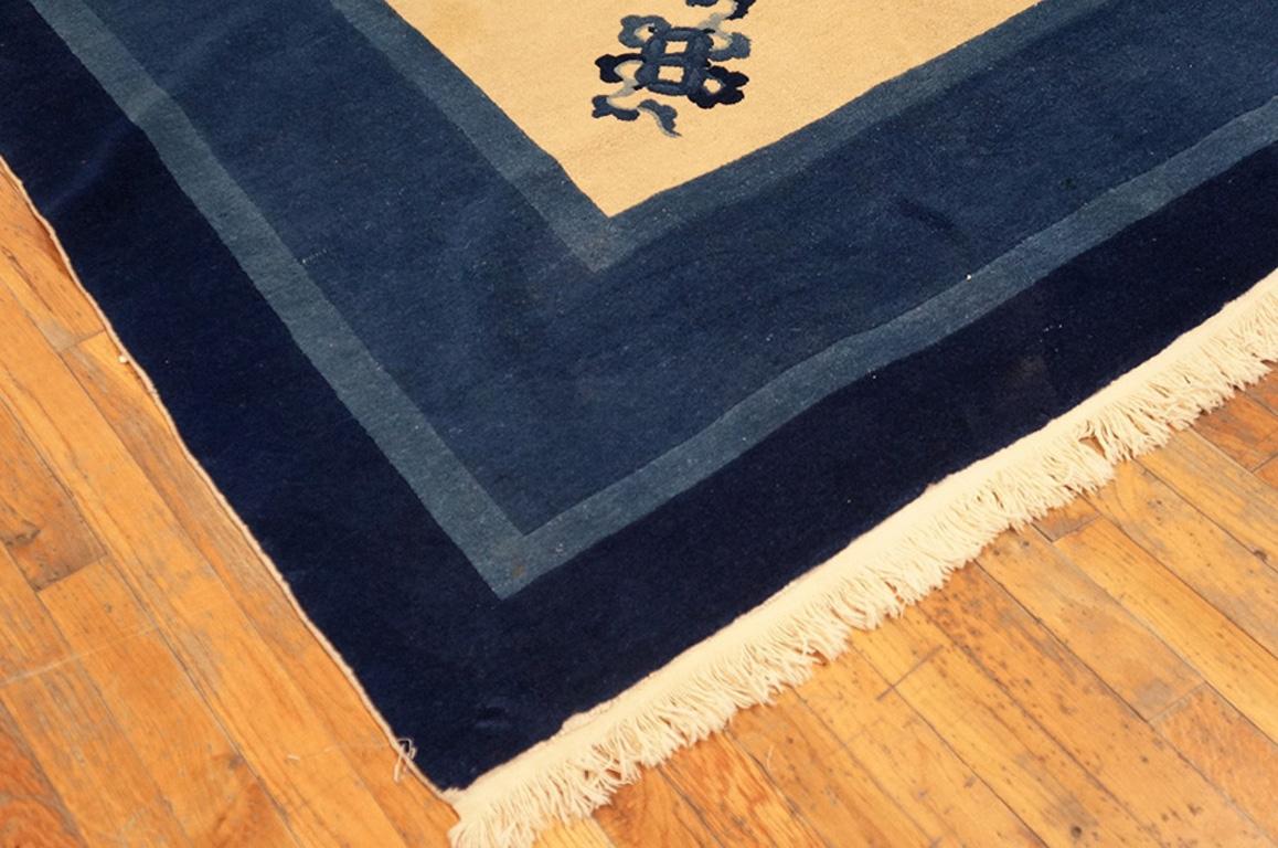 Wool 19th Century Chinese Peking Carpet  ( 11'2