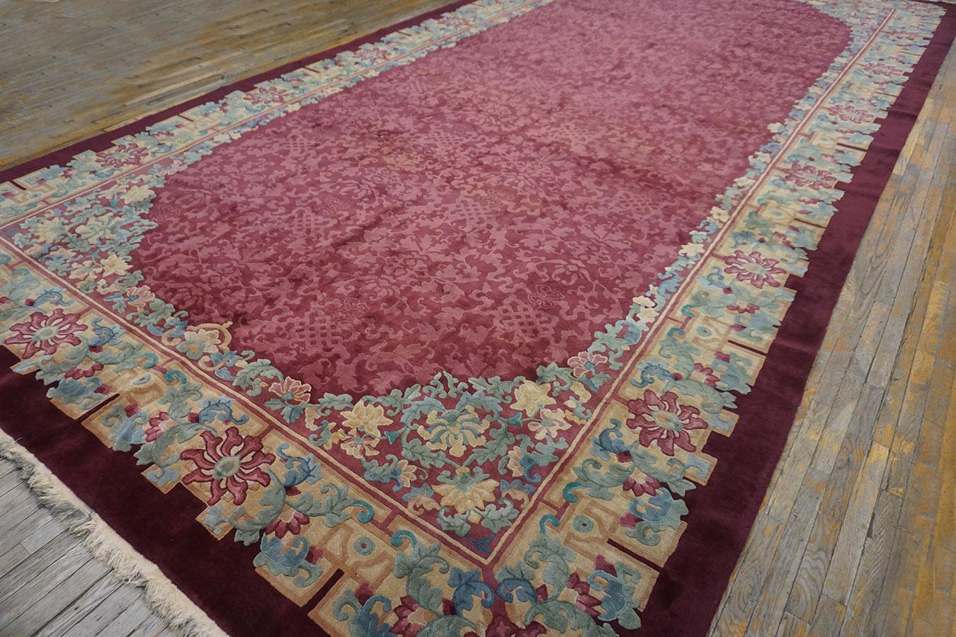Early 20th Century Chinese Peking Carpet
11'x 22' 2