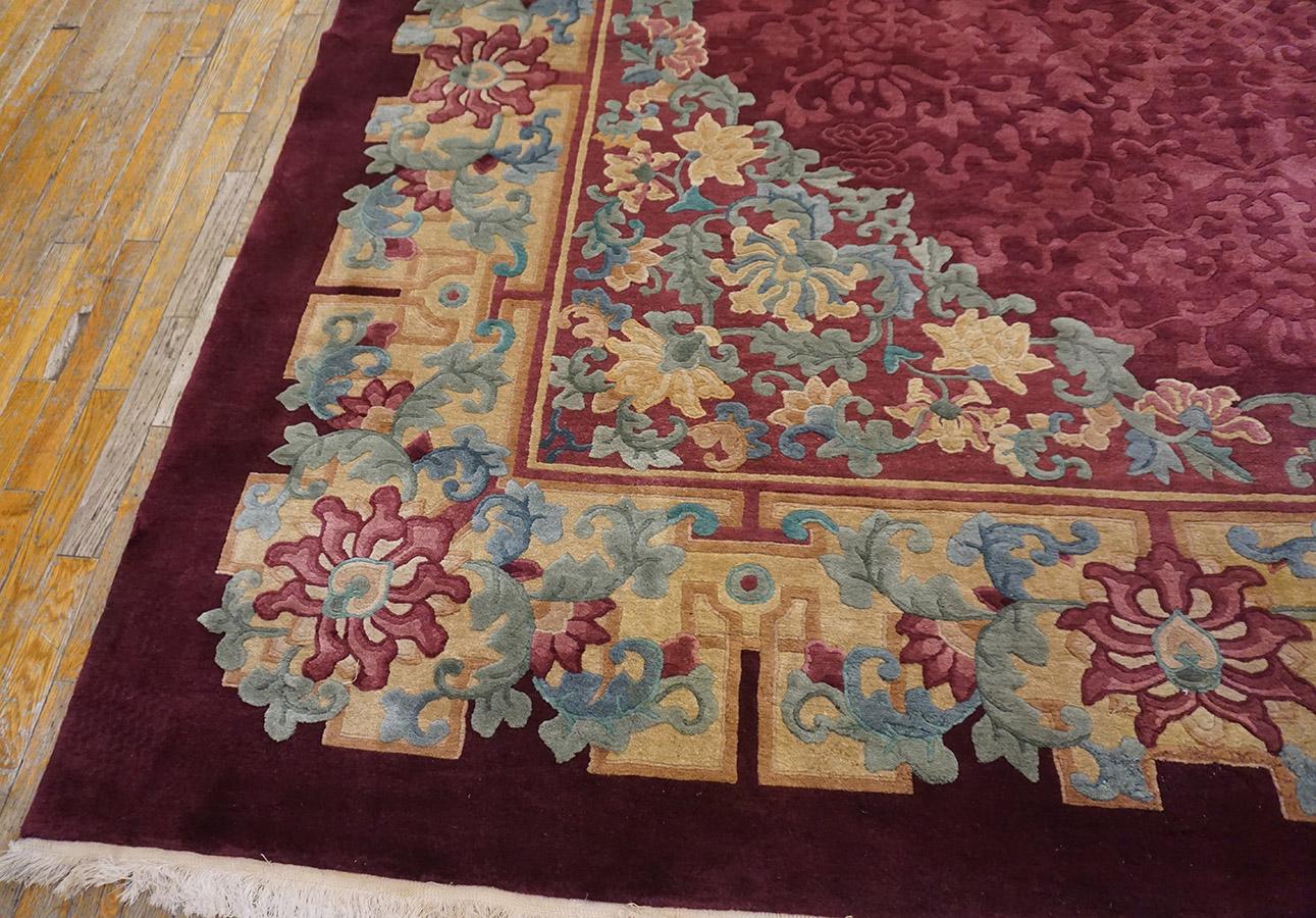 Early 20th Century Chinese Peking Carpet For Sale 2
