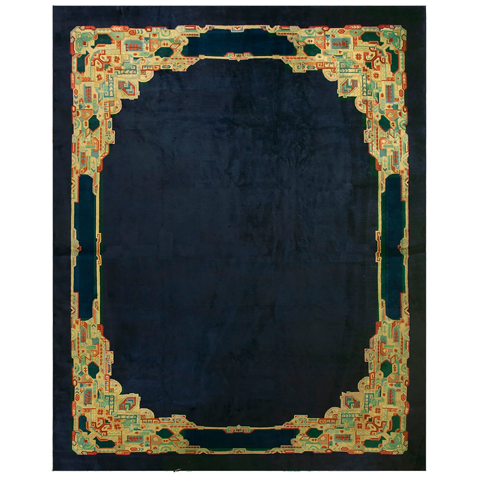 Early 20th Century Chinese Peking Carpet ( 12' x 14'9" - 366 x 450 ) For Sale