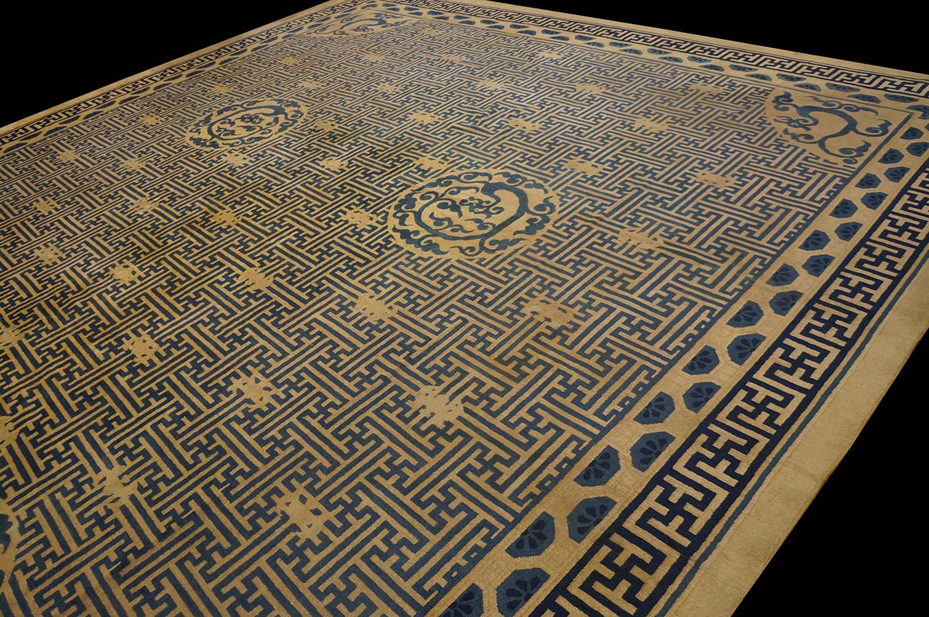 19th Century Chinese Peking Carpet ( 12'10