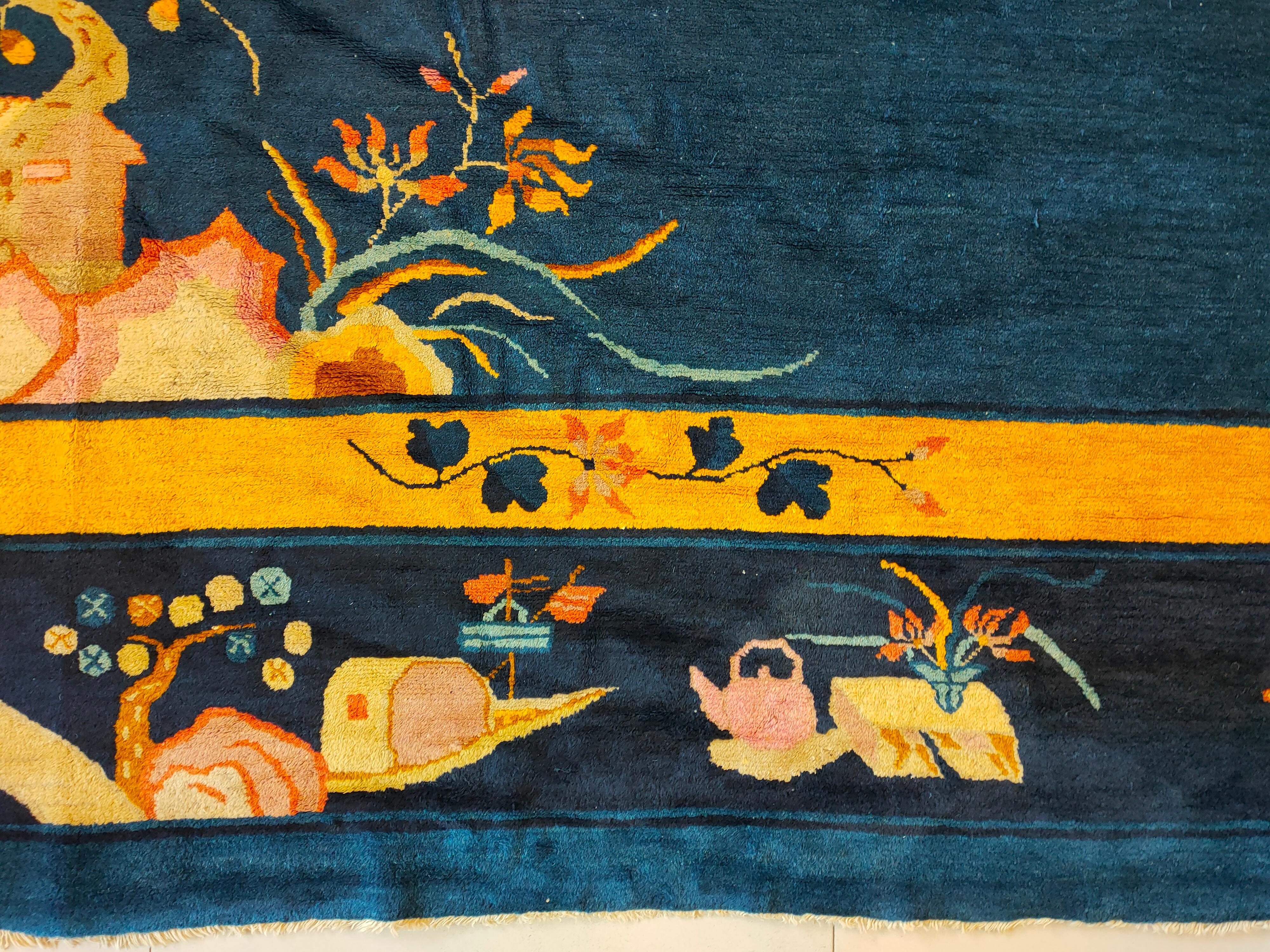 Tapis chinois de Pékin du début du 20ème siècle ( 12'3