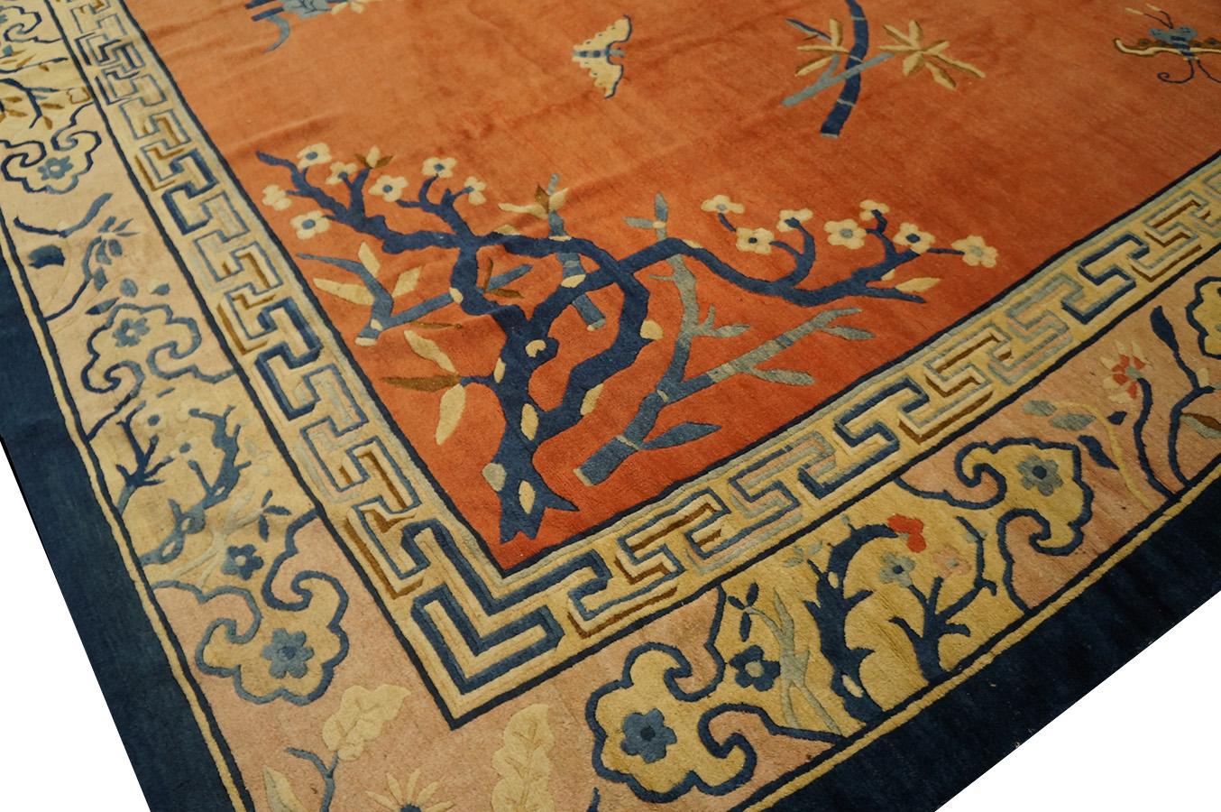 Tapis chinois de Pékin du 19ème siècle ( 12'4