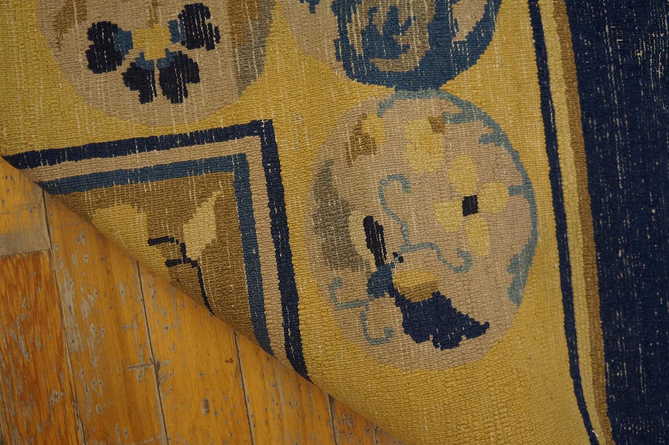 Antiker chinesischer Peking-Teppich 12' 6'' x 14' 4'' im Angebot 11