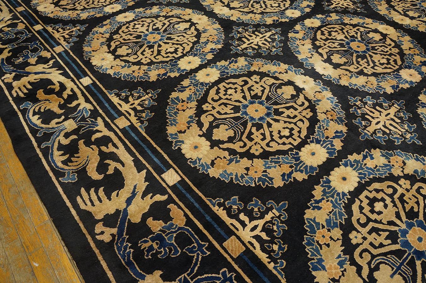 Early 20th Century Chinese Peking Carpet ( 12'6' x 20'3'' - 381 x 617 ) For Sale 8