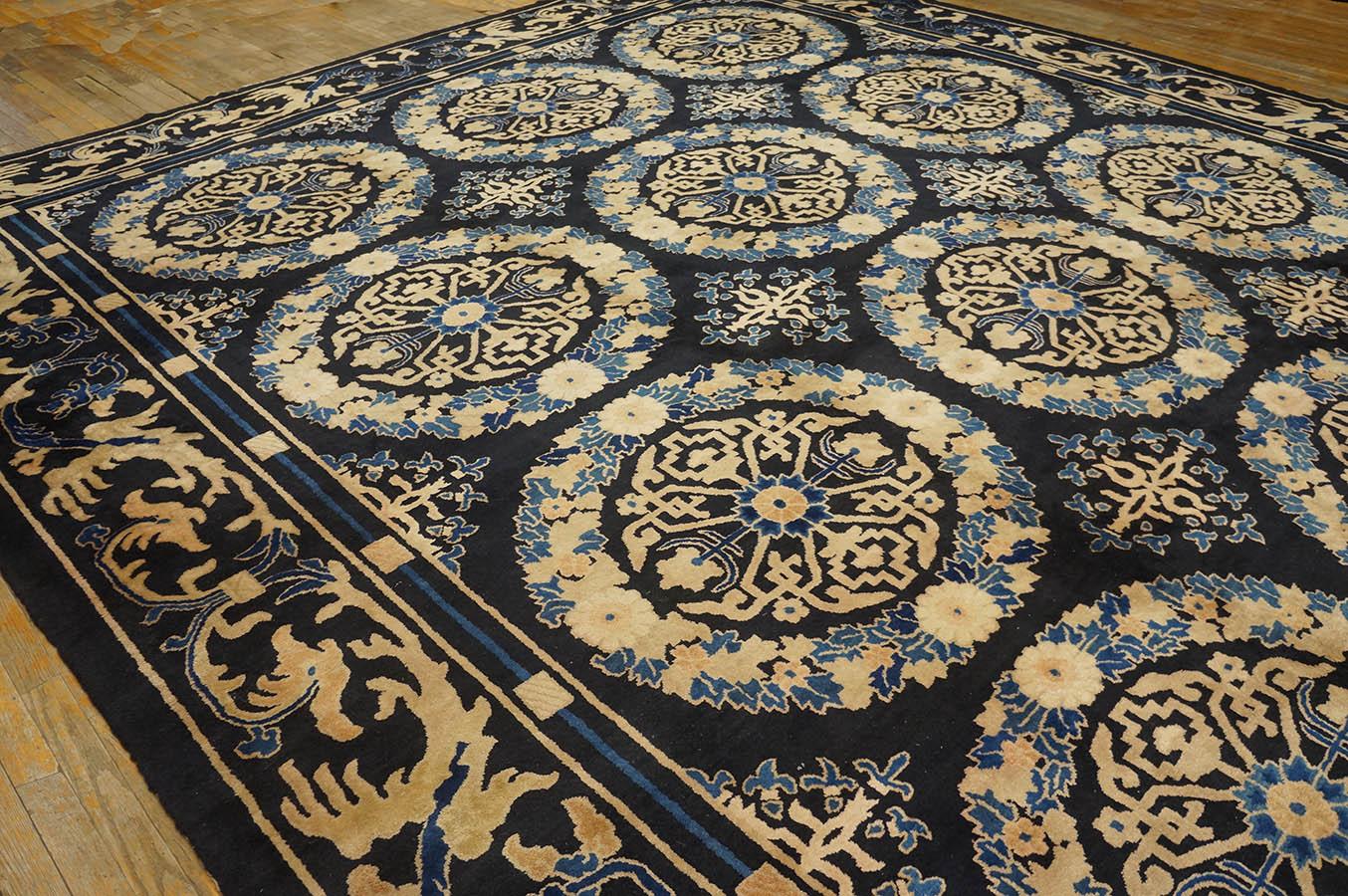 Early 20th Century Chinese Peking Carpet ( 12'6' x 20'3'' - 381 x 617 ) For Sale 10