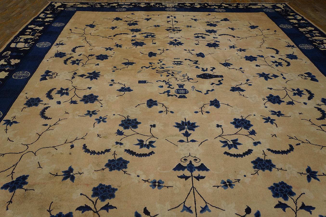 Early 20th Century Chinese Peking Carpet ( 12' x 15' - 365 x 458 ) For Sale 6