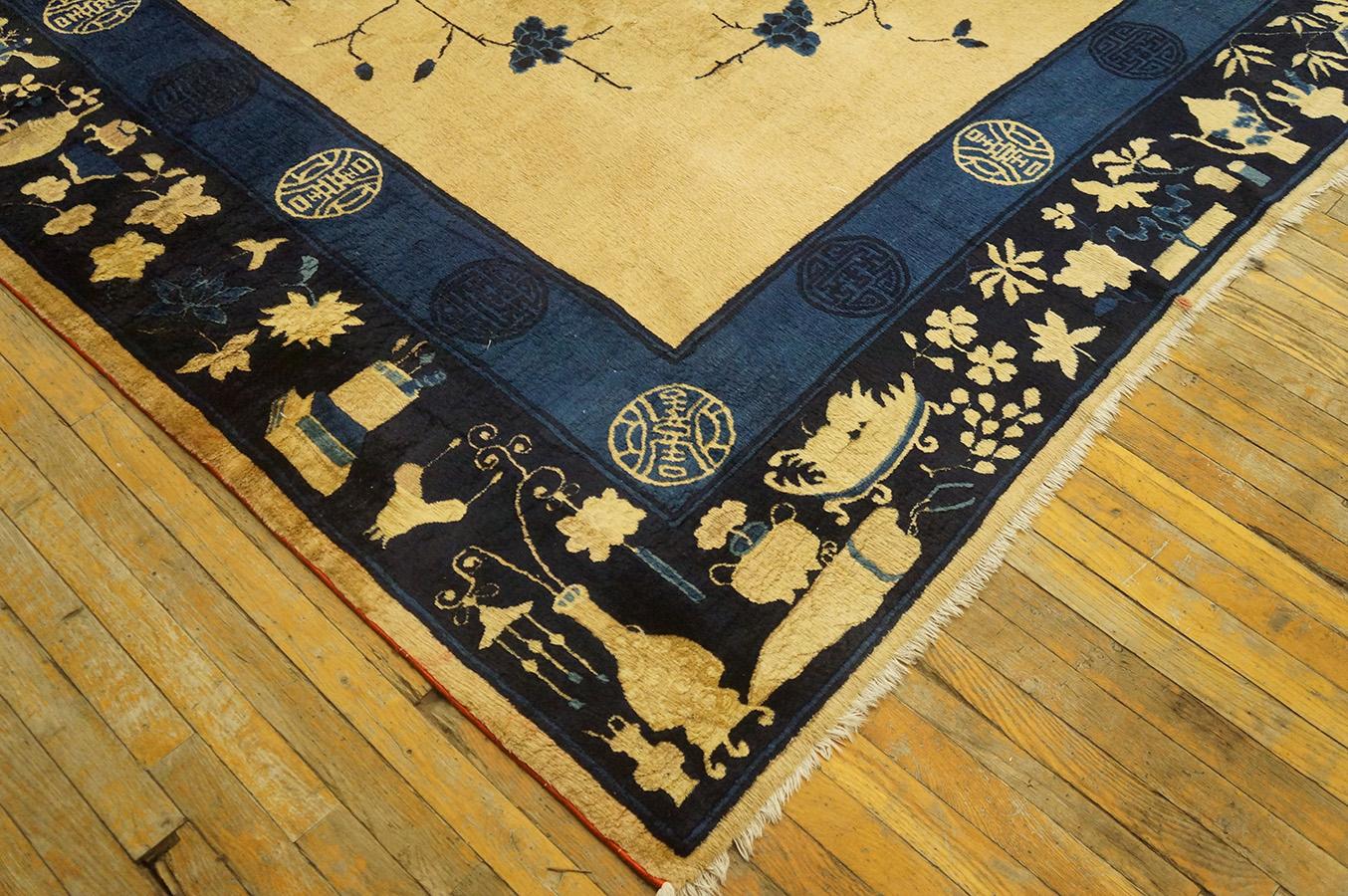 Early 20th Century Chinese Peking Carpet ( 12' x 15' - 365 x 458 ) For Sale 8