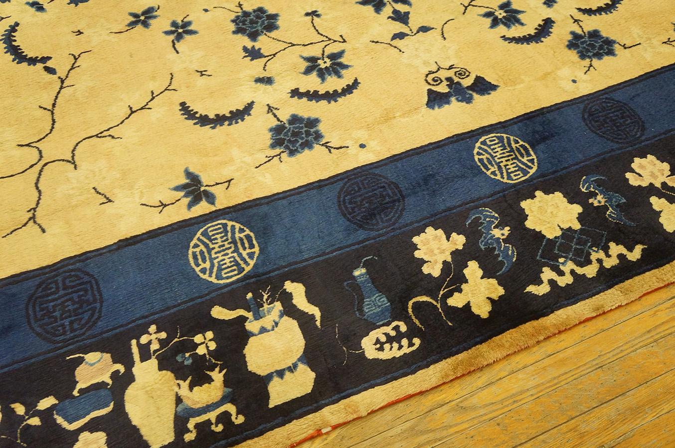 Early 20th Century Chinese Peking Carpet ( 12' x 15' - 365 x 458 ) For Sale 9