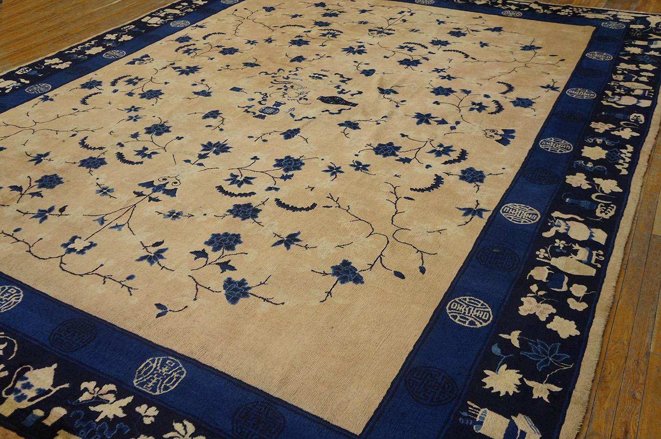 Early 20th Century Chinese Peking Carpet ( 12' x 15' - 365 x 458 ) For Sale 12