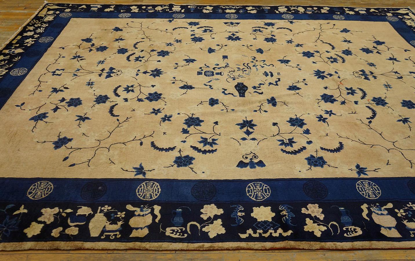 Early 20th Century Chinese Peking Carpet ( 12' x 15' - 365 x 458 ) For Sale 3