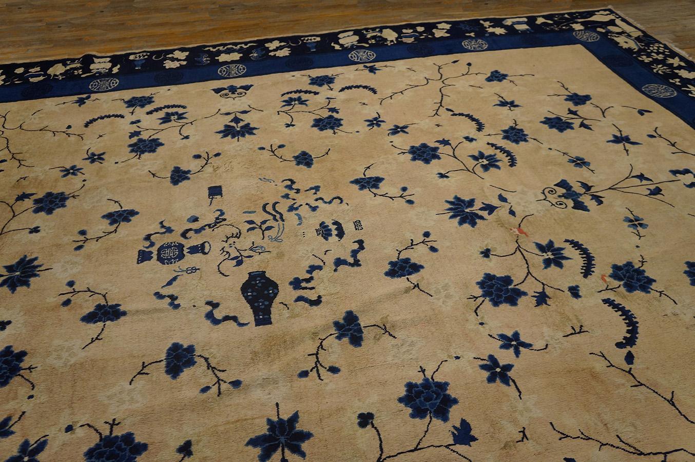 Early 20th Century Chinese Peking Carpet ( 12' x 15' - 365 x 458 ) For Sale 4