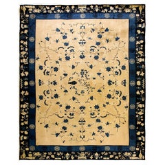 Tapis chinois de Pékin du début du 20ème siècle ( 12' x 15' - 365 x 458 )